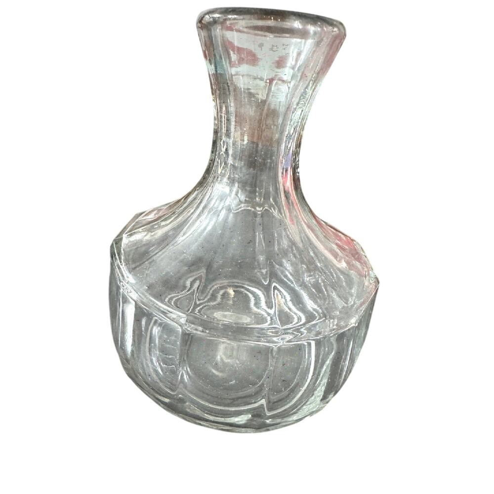 Heisey Depression Era Glass No 339‎ Water Bottle Vintage Antique Clear Glass